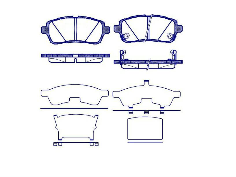 N20130, Тормозные колодки перед. Ford Fiesta VI '08->
