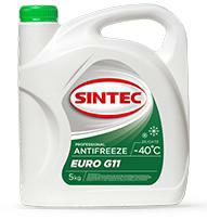 800523, Антифриз Sintec Euro G11 5кг (зелёный)