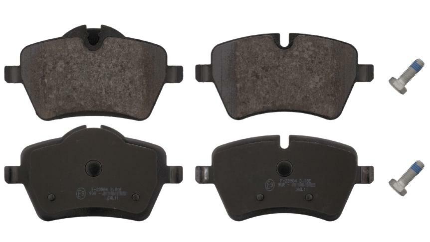 11 91 6727, Комплект тормозных колодок, дисковый тормоз MINI (Front) 18mm