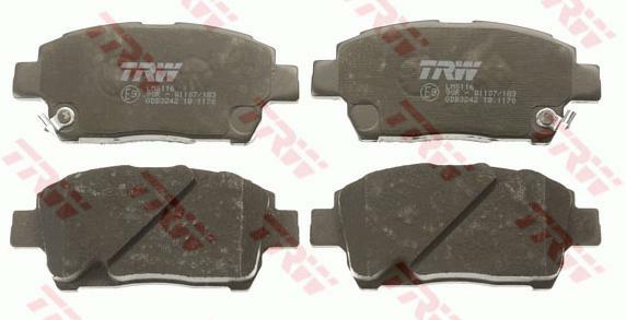 GDB3242, Комплект тормозных колодок, TOYOTA (Front) 16.5mm