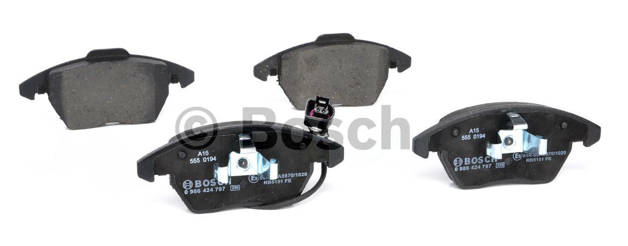 0 986 424 797, Комплект тормозных колодок, дисковый тормоз VAG 03->>(Front)