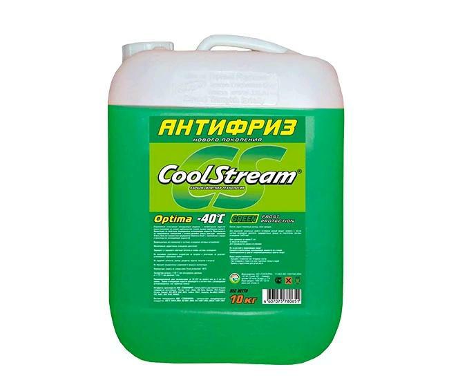 CoolStr. Opt.(Green)10, Жидкость охлаждающая (-40) 10 кг. (зеленый)