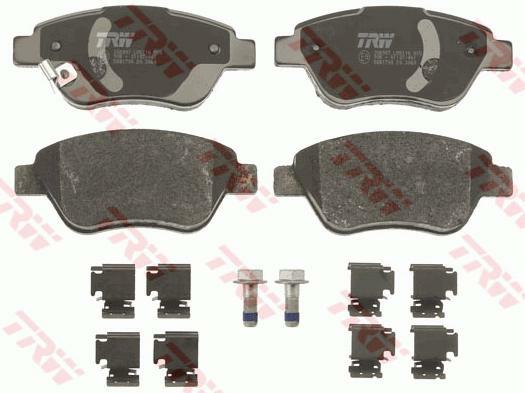GDB1700, Комплект тормозных колодок, FIAT DOBLO / OPEL CORSA D (Front)