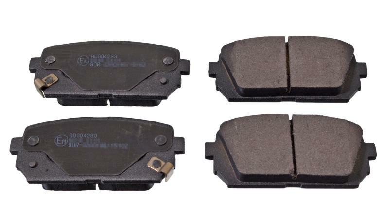 ADG04283, Комплект тормозных колодок, дисковый тормоз KIA CARENS 02- (Rear)