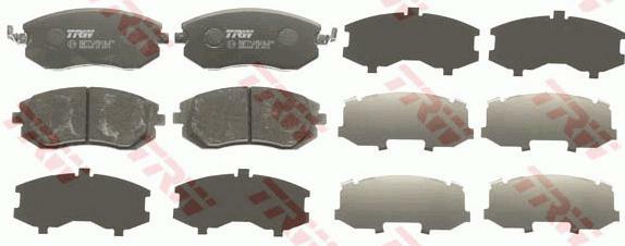 GDB3328, Комплект тормозных колодок, SUBARU 98- (Front) 17.8mm