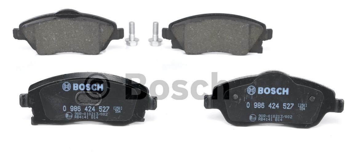 0 986 424 527, Комплект тормозных колодок, дисковый тормоз OPEL 00->> (Front)