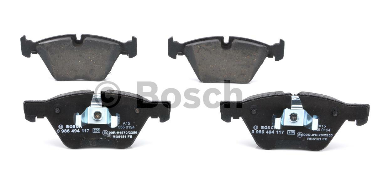 0 986 494 117, Комплект тормозных колодок, BMW 03-13 (Front) 20.3mm