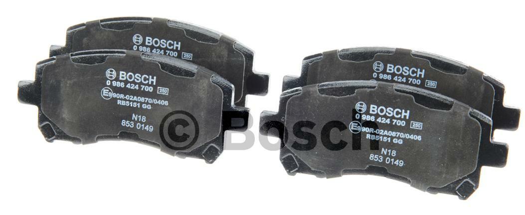 0 986 424 700, Комплект тормозных колодок, SUBARU (Front) 17.6mm