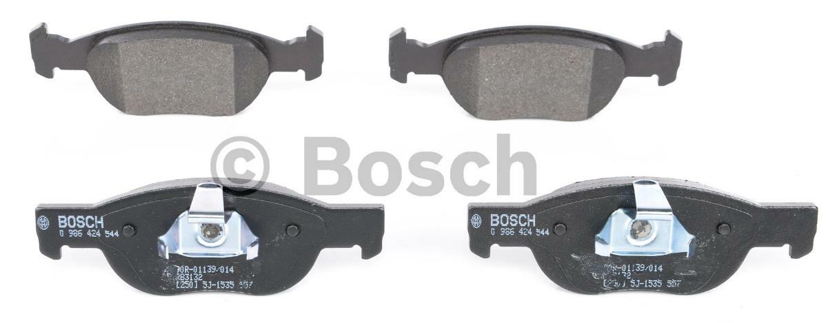 0 986 424 544, Комплект тормозных колодок, FIAT PUNTO  (Front) 18mm