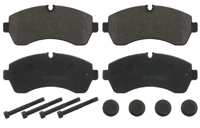 10 91 6753, Комплект тормозных колодок, + винты MERCEDES-BENZ,VW (Front) 20.8mm