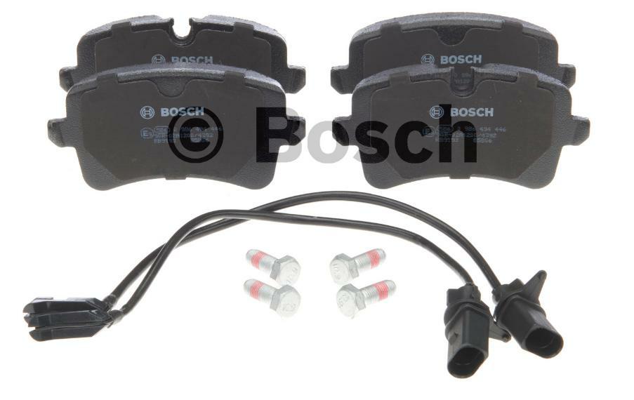 0 986 494 446, Комплект тормозных колодок, + винты и датчики  AUDI A8 09->> (Rear)