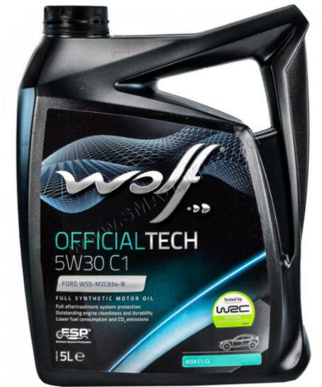 5W30 OFTECH C1 5L, Масло моторное WOLF