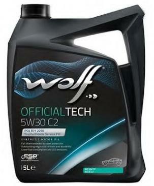 5W30 OFFTECH C2 5L, Масло моторное WOLF