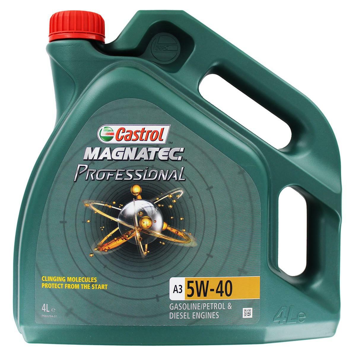 5w40 Magn Prof A3 4L, Mасло моторное Castrol