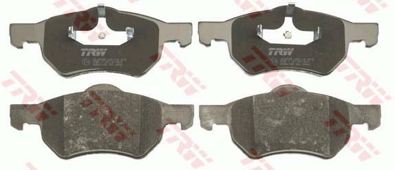 GDB4128, Комплект тормозных колодок, CHRYSLER,DODGE (Front) 18.6mm