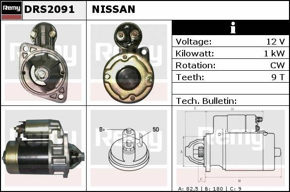 DRS2091, Starter
