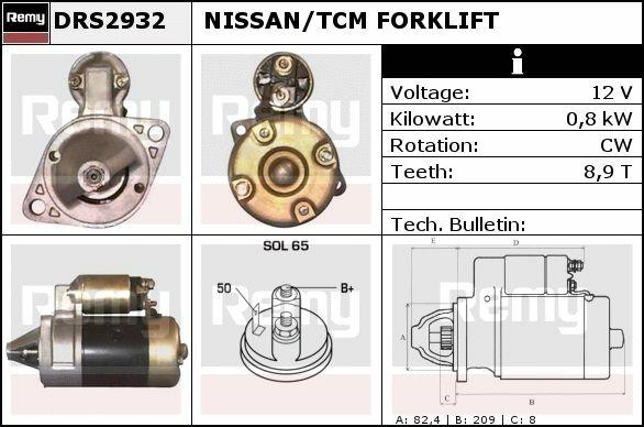 DRS2932, Starter