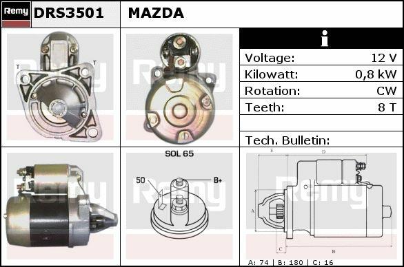 DRS3501, Starter
