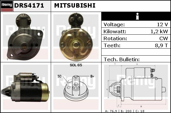 DRS4171, Starter