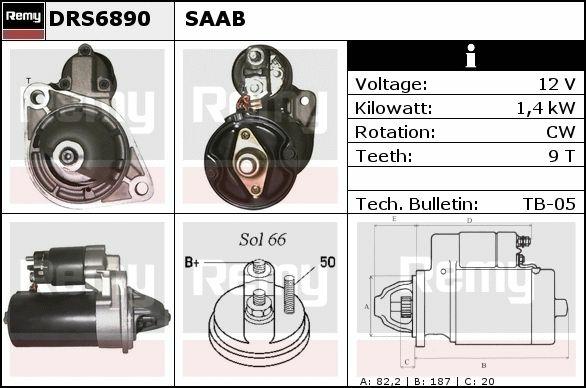 DRS6890, Starter