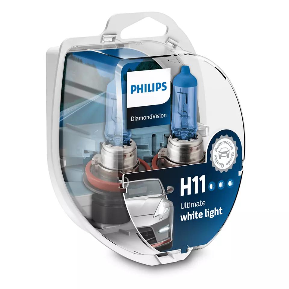 12362DVS2, Лампа H11 Diamond Vision (5000K) 12V 55W PGJ19-2 (2 шт)