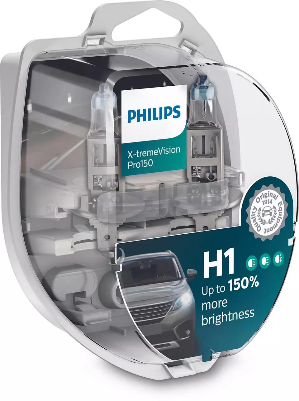 12258XVPS2, Лампа H1 X-treme VISION PRO150 +150% 12V 55W P14,5s