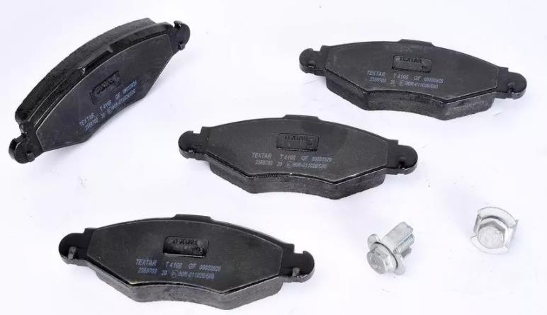 2359703, Комплект тормозных колодок,+винты,индик PEUGEOT 206/206+ (Front) 18mm