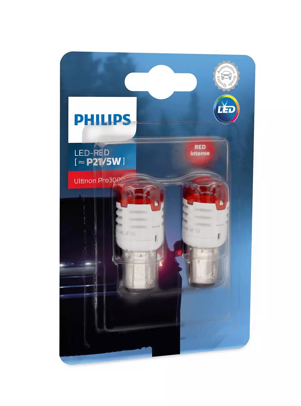 11499U30RB2, Лампа LED Red Ultinon Pro3000 P21/5 0.8W/1.75W BAY15D (2 шт.)