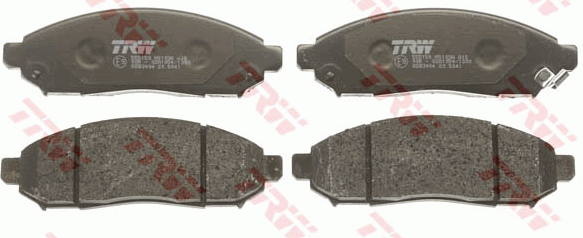 GDB3404, Комплект тормозных колодок, дисковый тормоз NISSAN