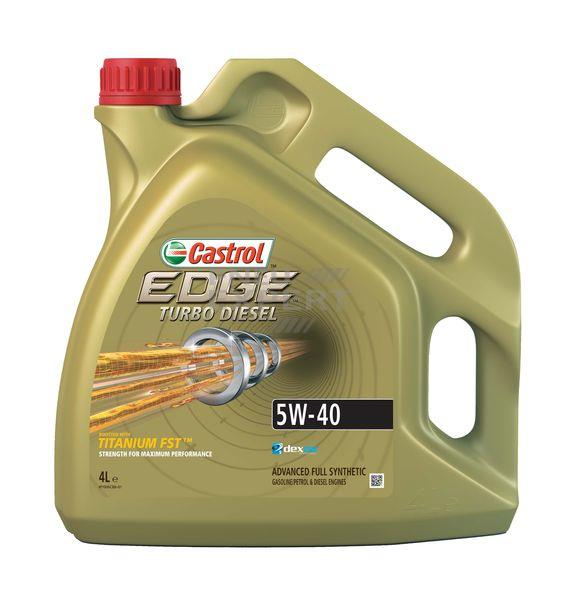 5W40 Edge Turbo D 4L, Масло моторное Castrol 4л
