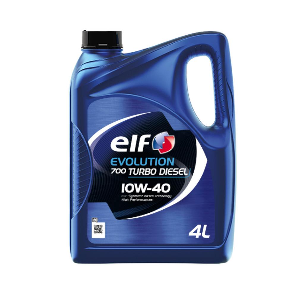 10W40 Evo 700 TD 4L, Масло моторное ELF 4л