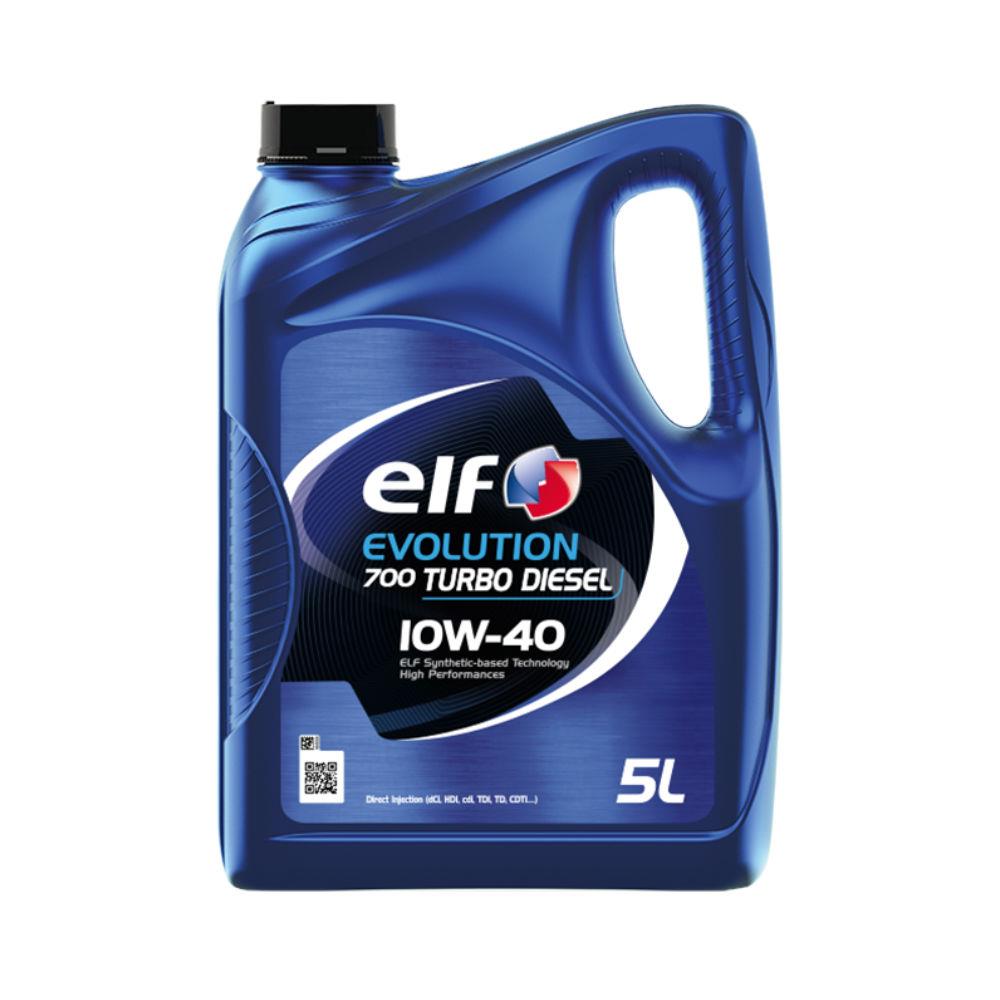 10W40 Evo 700 TD 5L, Масло моторное ELF 5 л