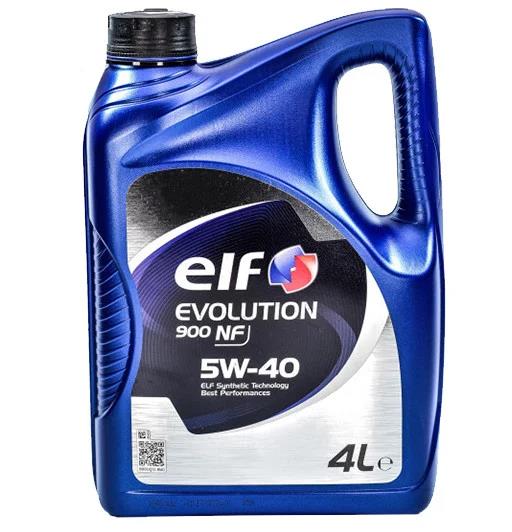 5W40 Evo 900NF 4L, 194873/213909/216650 Масло моторн. ELF Evolution 900 NF 5W-40 4л