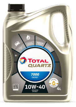 10W40 Q Energy 7000 4L, Масло моторное TOTAL 4л