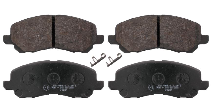 80 91 6644, Комплект тормозных колодок, дисковый тормоз MITSUBISHI (Front) 16mm
