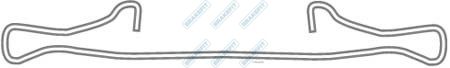 BKT1035, Accessory Kit, disc brake pad
