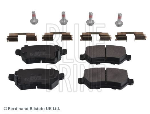 ADG042116, Комплект тормозных колодок, + винты + направл  KIA,OPEL (Rear)