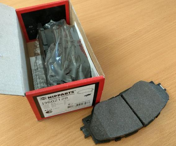 J3602120, Комплект тормозных колодок, TOYOTA (Front)