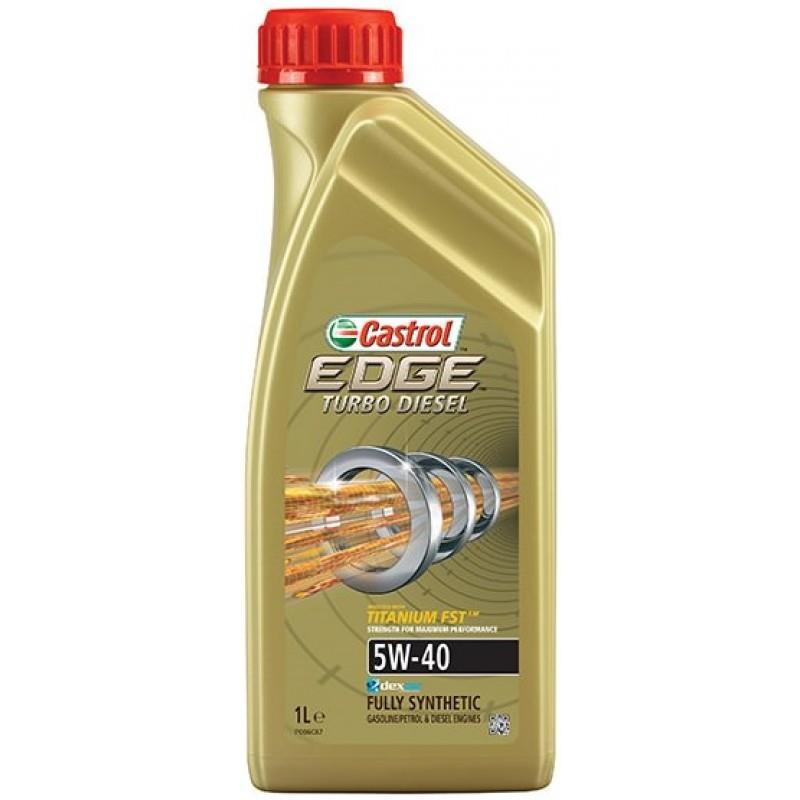 5W40 Edge Turbo D 1L, Масло моторное Castrol 1л