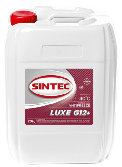 990470, Антифриз Sintec LUX G12+ 20 л (красно-оранжевый)