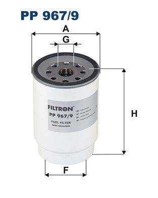 PP967/9, Топливный фильтр volvo