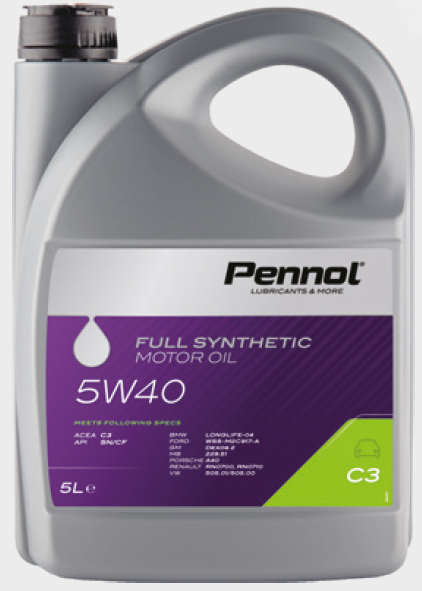 5W40 C3 5L, Масло моторное PENNOL