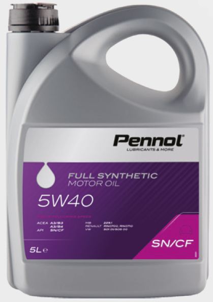 5W40 SN/CF 5L, Масло моторное PENNOL