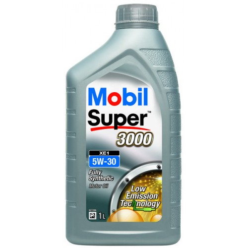 5W30 SUPER 3000 XE1 1L, Масло моторное MOBIL