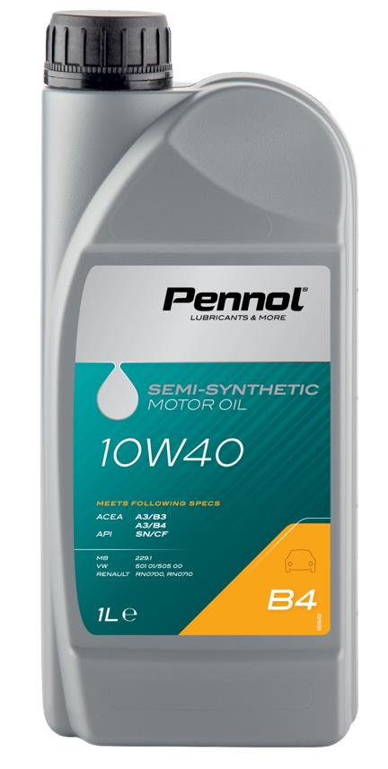 10W40 B4 1L, Масло моторное PENNOL