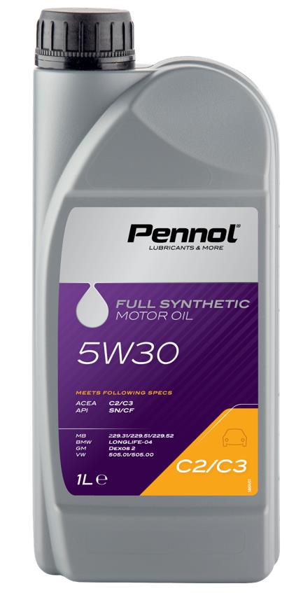 5W30 C2/C3 1L, Масло моторное PENNOL