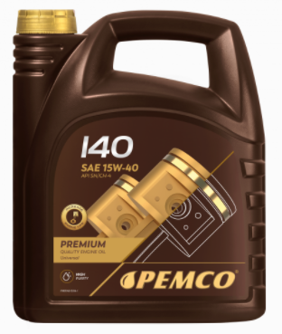 15W40 IDRIVE140 5L, Масло моторное Pemco