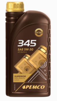5W30 IDRIVE 345 1L, Масло моторное Pemco