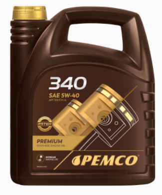 5W40 IDRIVE 340 4L, Масло моторное Pemco