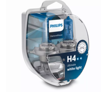 12342DVS2, Лампа H4 DiamondVision 12V 60/55W P43t-38 (set 2 шт.)